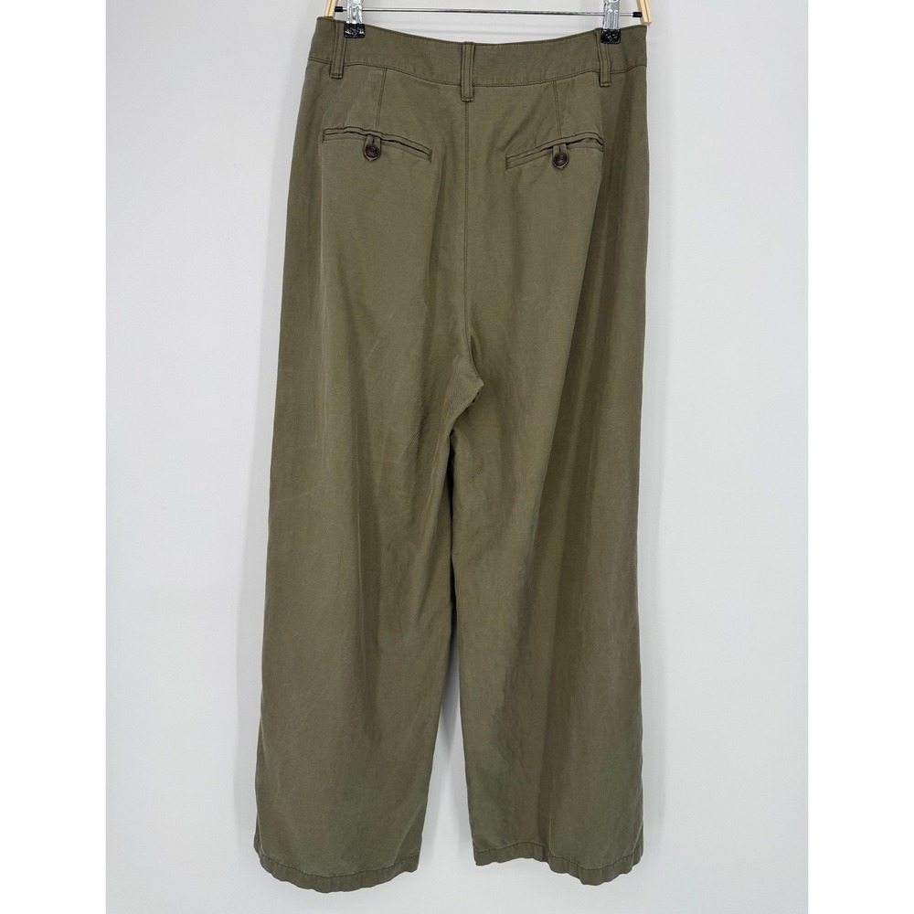Madewell Olive Wide Leg Pants - Picture 7 of 12